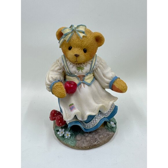 Enesco Cherished Teddies Kelsie "Be The Apple Of My Eye" Figurine 1997 - Picture 1 of 5